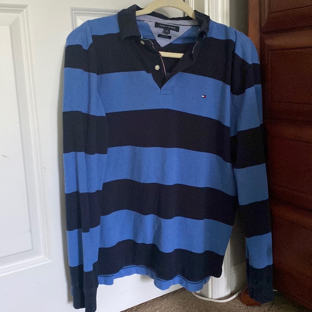 tommy hilfiger polo long sleeve shirt